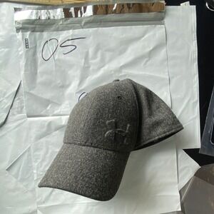 Under Armour Mens Baseball Cap Dark Gray Heather Adjustable Strap
